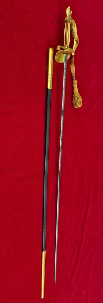 X X X SOLD  X X X British Diplomatic sword-Court sword, manufactured by Wilkinson sword. Ref 3514